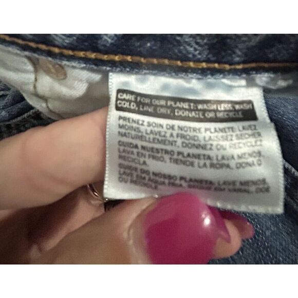 Levis 550 Medium Wash Blue Denim Shorts Relaxed Men's Size 38 - Picture 5 of 6